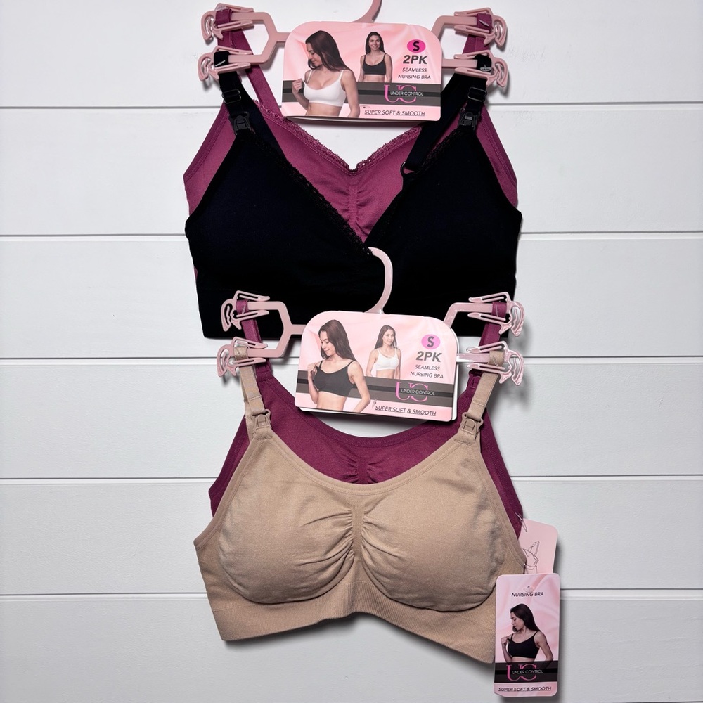 Under Control 4 Nursing Bra Super Soft & Smooth Size‎ S Clip Down Nursing